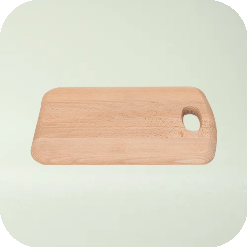 Snijplank Beukenhout met inkeping 340x240x20 mm