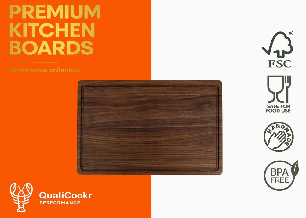 American Walnut Serveerboard 430x280x19MM | Borrelplank