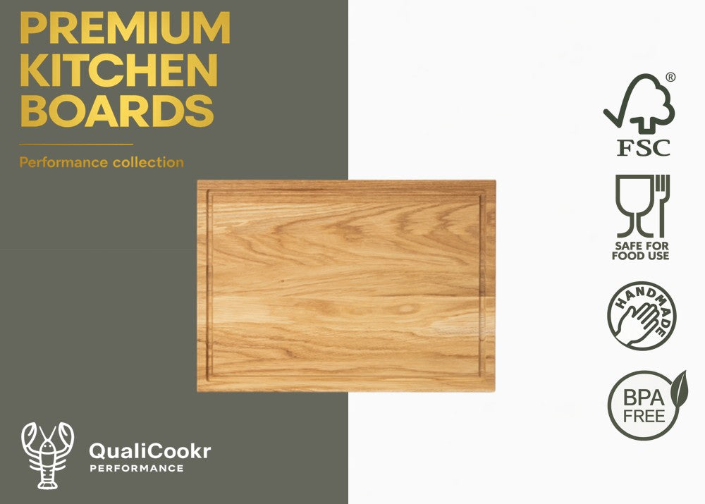 Eiken Serveerboard (excl. houder) 350x250x20MM | Borrelplank