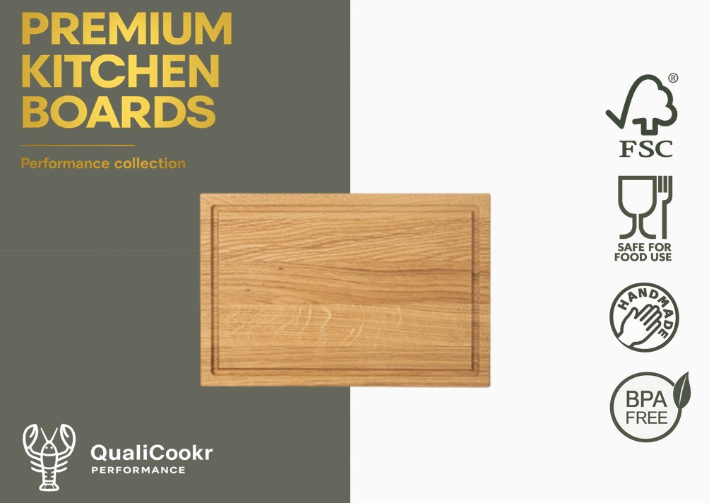 Eiken Serveerboard (excl. houder) 300x200x20MM | Borrelplank
