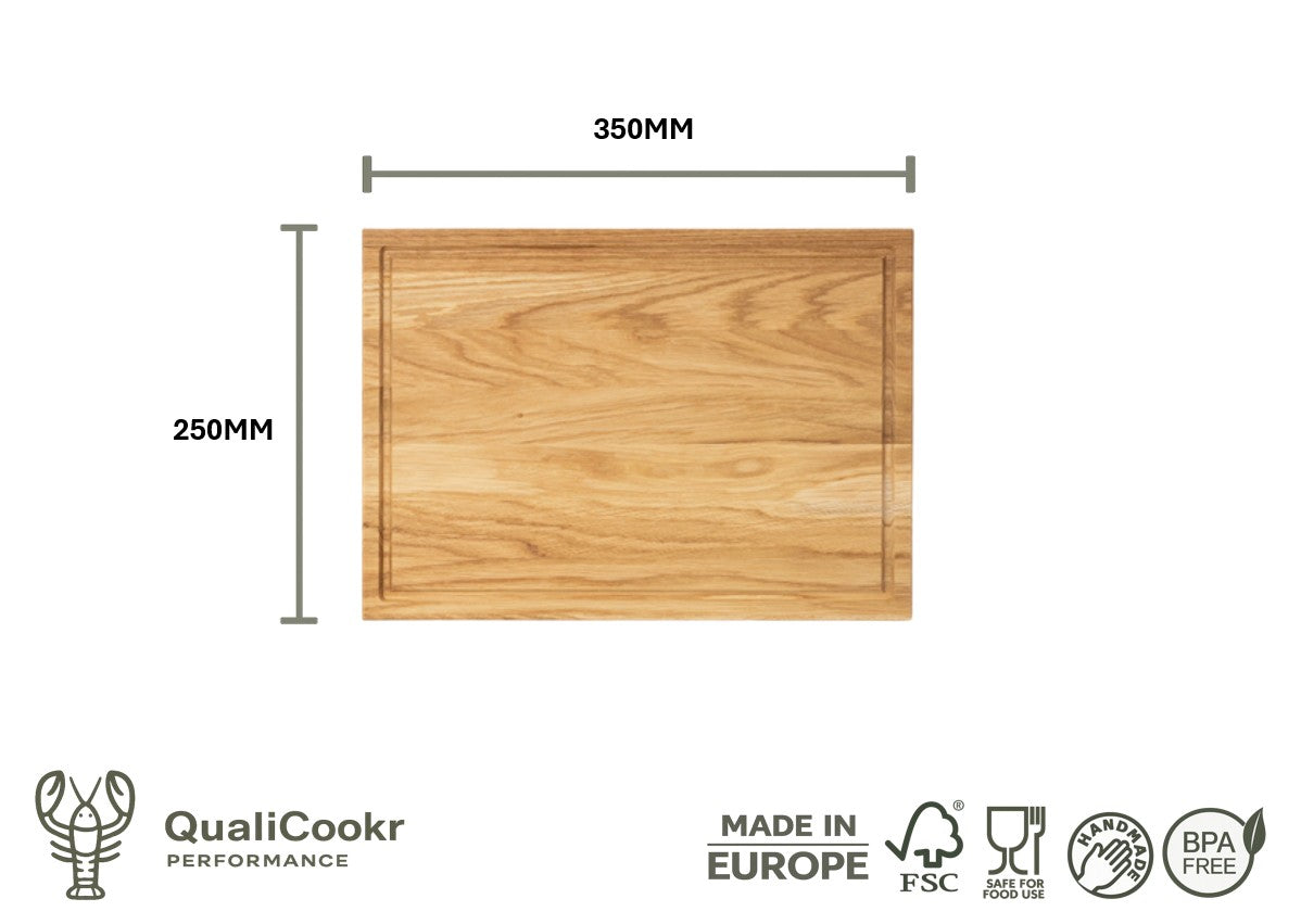 Eiken Serveerboard (excl. houder) 350x250x20MM | Borrelplank