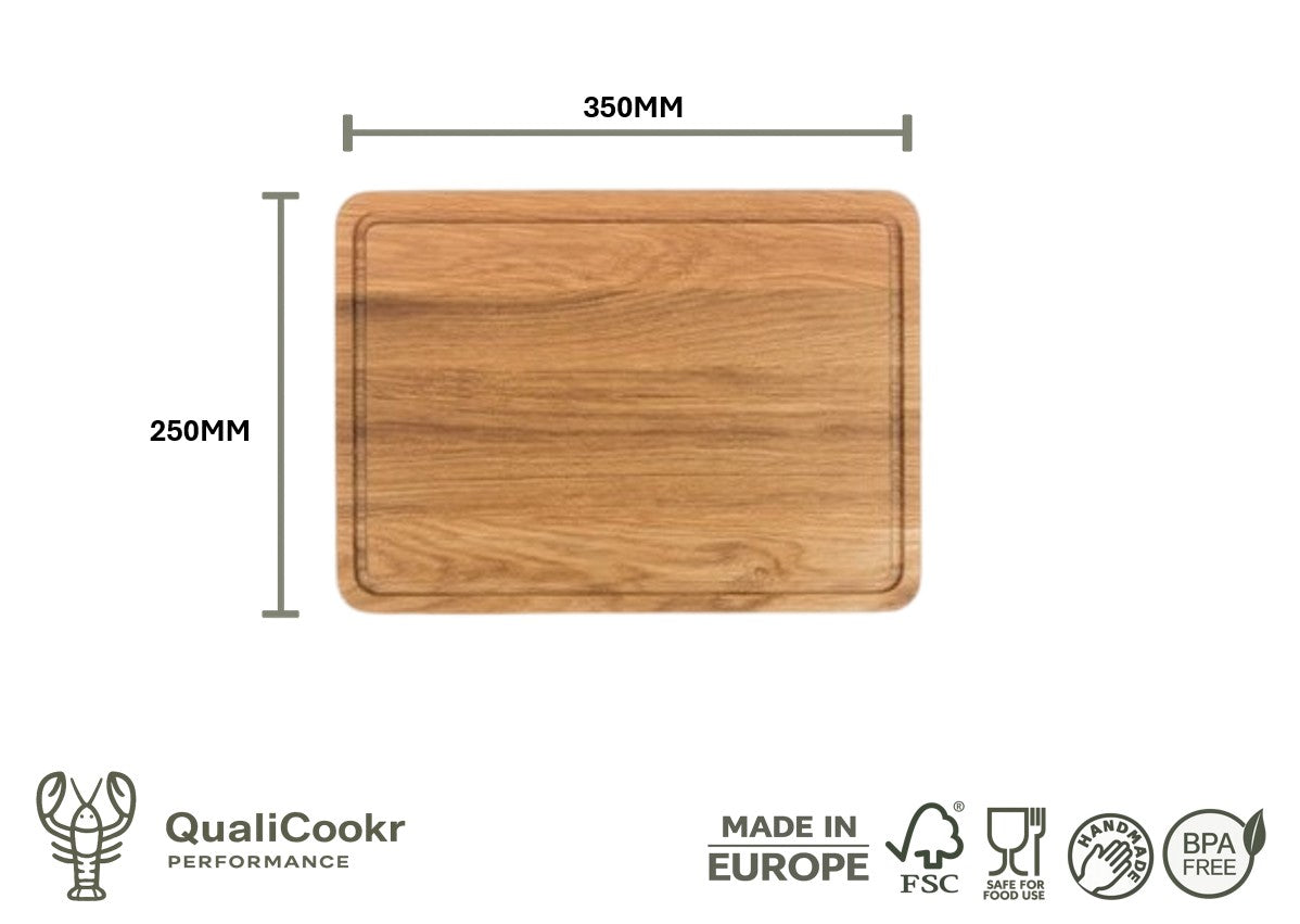 Eiken Serveerboard 350x250x20MM | Borrelplank