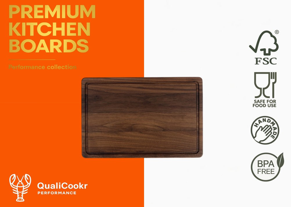 American Walnut Serveerboard 310x200x19MM | Borrelplank