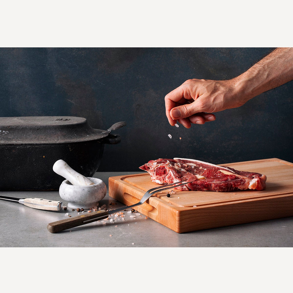 Beukenhout Serveerboard 395x295x40MM | Borrelplank