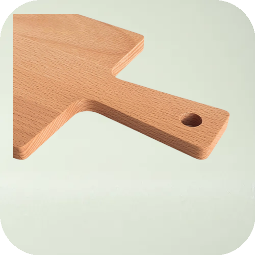 Snijplank met handel Beukenhout 340x150x9 mm