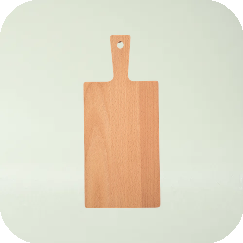 Snijplank met handel Beukenhout 340x150x9 mm