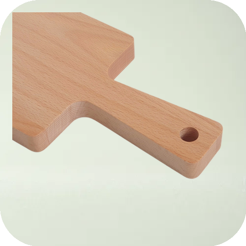 Snijplank met handel Beukenhout 480x200x20 mm