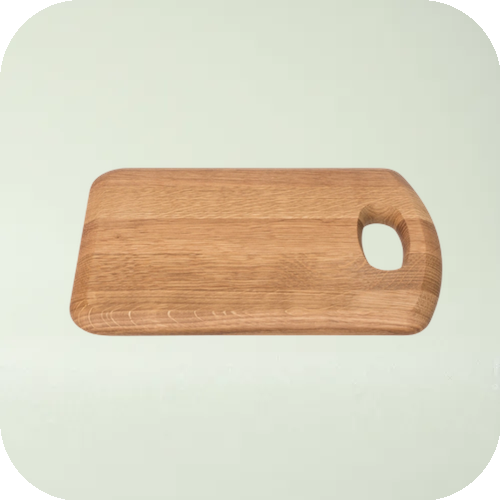Snijplank met handel Eikenhout 280x200x20MM