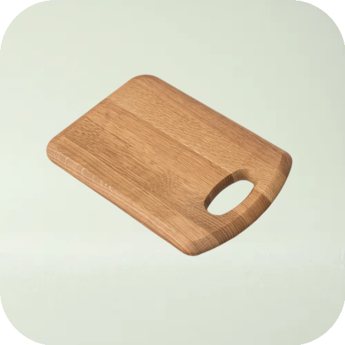 Snijplank met handel Eikenhout 280x200x20MM