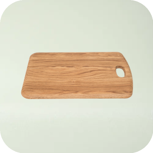 Snijplank met handel Eikenhout 450x300x20MM