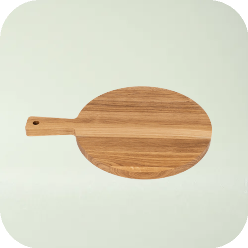 Snijplank met handel Eiken 395x290x20 mm