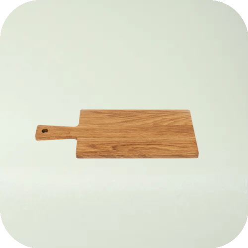 Snijplank met handel Eiken 340x150x9 mm