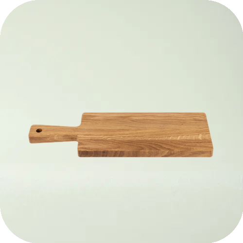 Snijplank met handel Eiken 359x130x20 mm