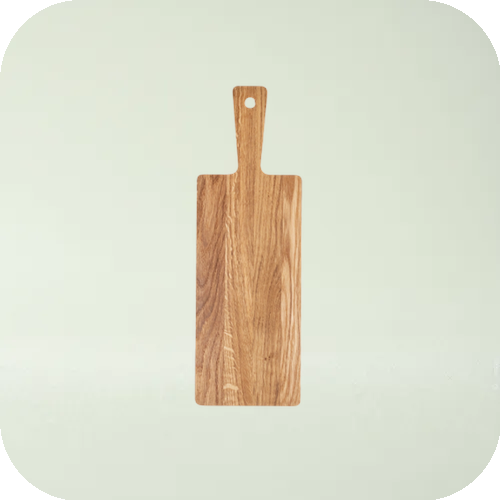 Snijplank met handel Eiken 359x130x20 mm